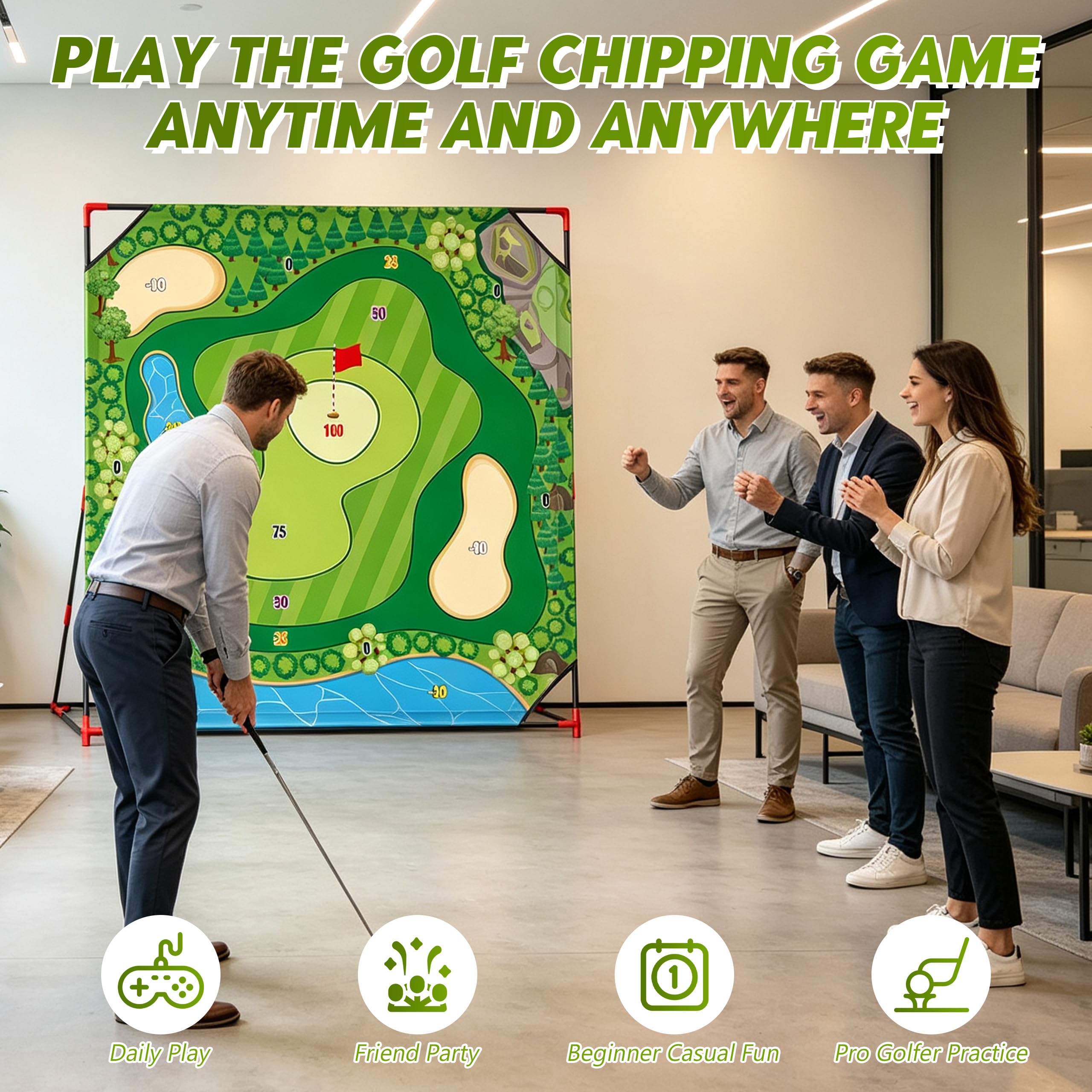 Set di Gioco da Golf per Bambini e Adulti, Mini Set da Golf