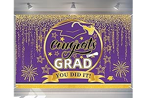 Class of 2023 Purple Graduation Banner