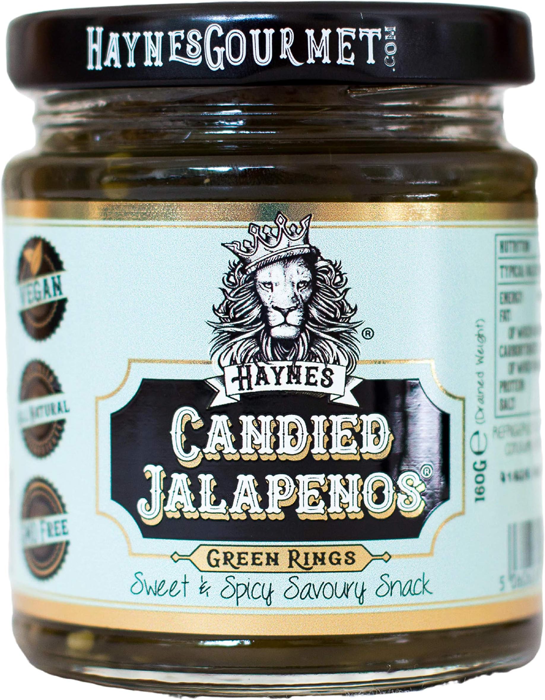 Haynes Candied Jalapenos - Made in Britain