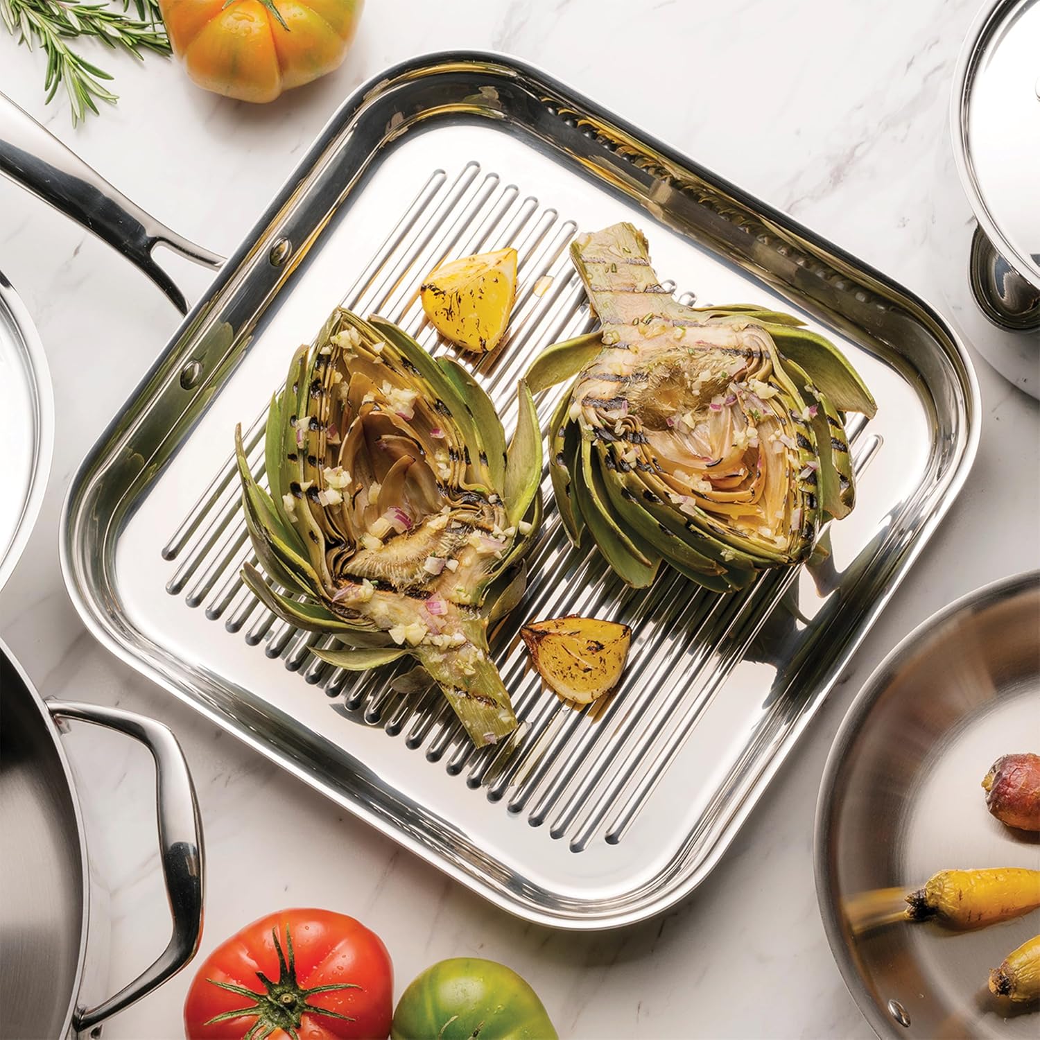 Tramontina Frying/Griddle Pan Grano - 1.9l (Stainless Steel)