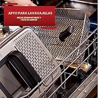 Vista 4 de T-fal - Freidora Profunda de Acero Inoxidable de 3.5L con Cestillo para Uso Doméstico, 1700W, Freidora Profunda con Filtración de Aceite, Control