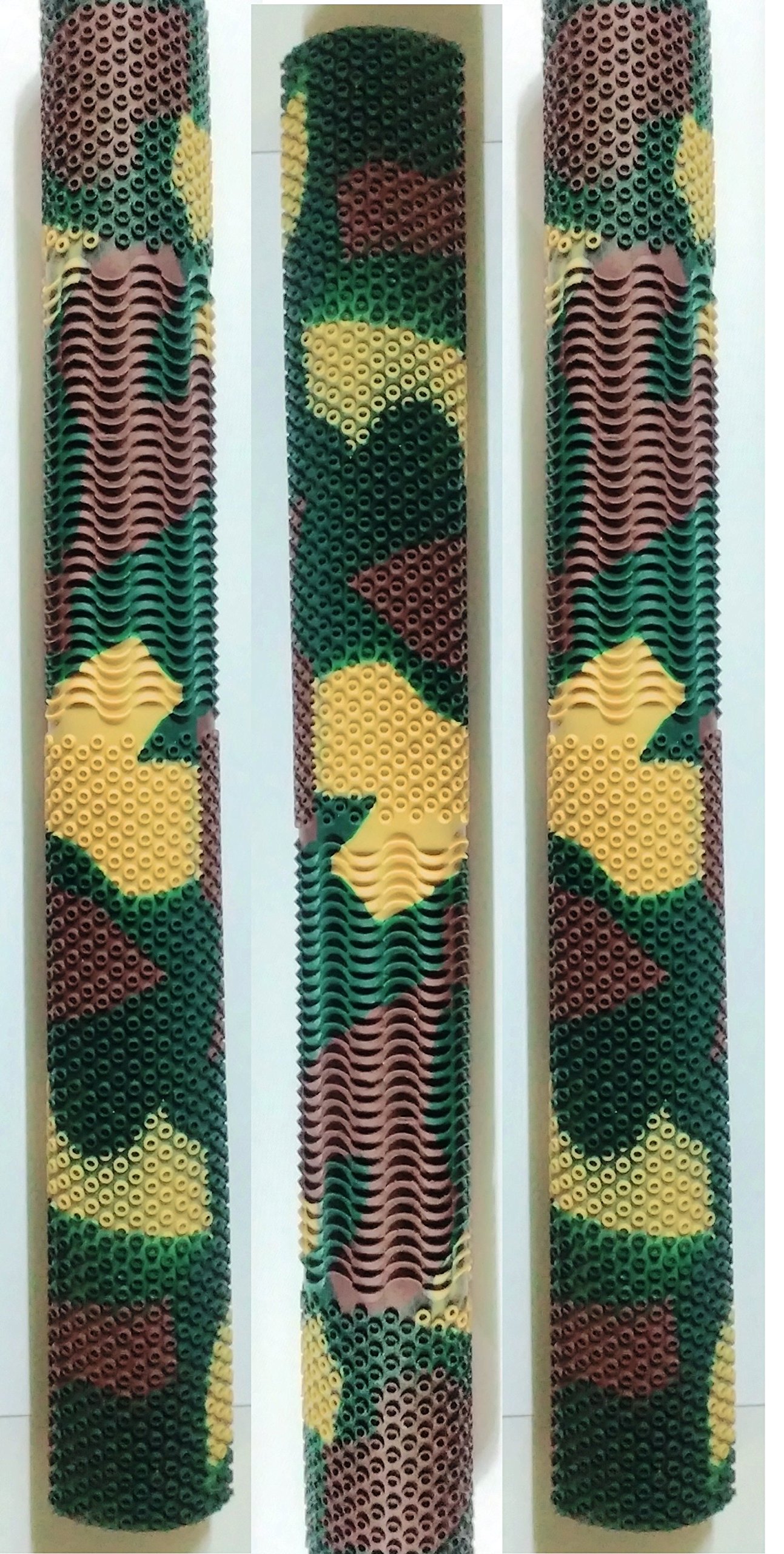 DSC Impugnatura per mazza da cricket in cristallo, colore: bianco, confezione da 1, materiale: gomma, migliore assorbimento degli urti, controllo migliorato, installazione semplice, utilizzo per tutti