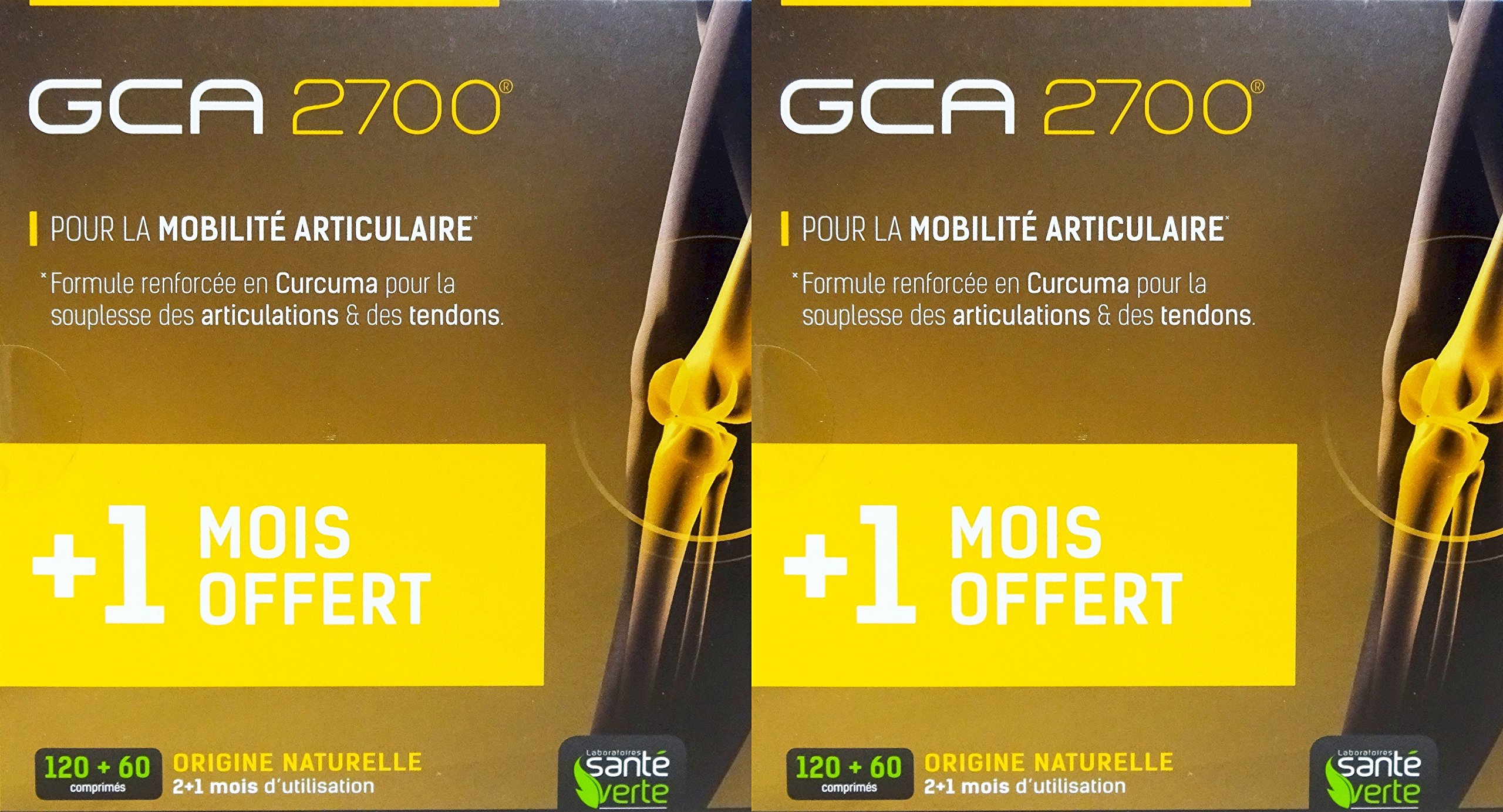 Santé Verte Pack GCA Lot de 2 (6 Mois de Traitement)