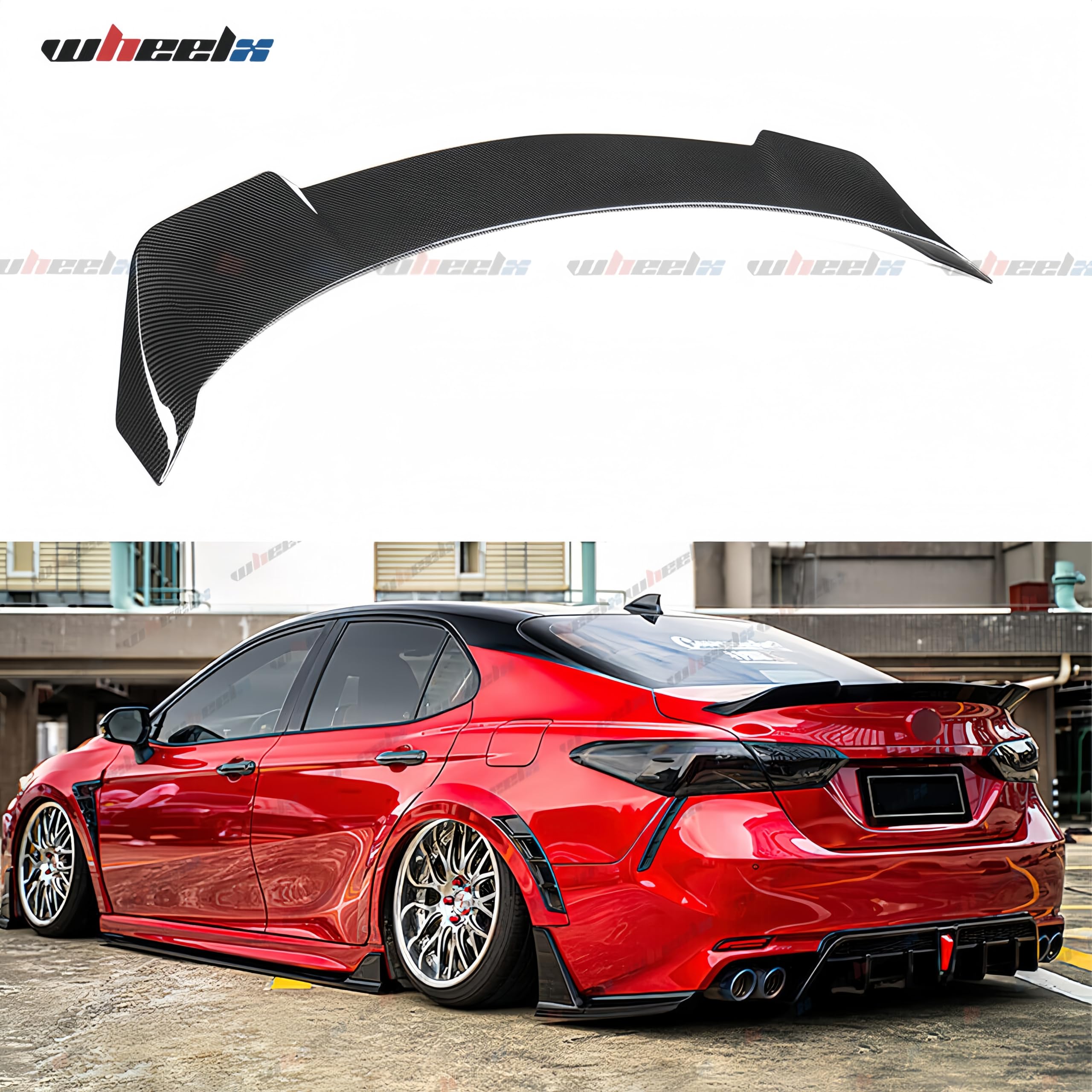 Amazon.com: WheelX Rear Trunk Spoiler Compatible with 2018-2024