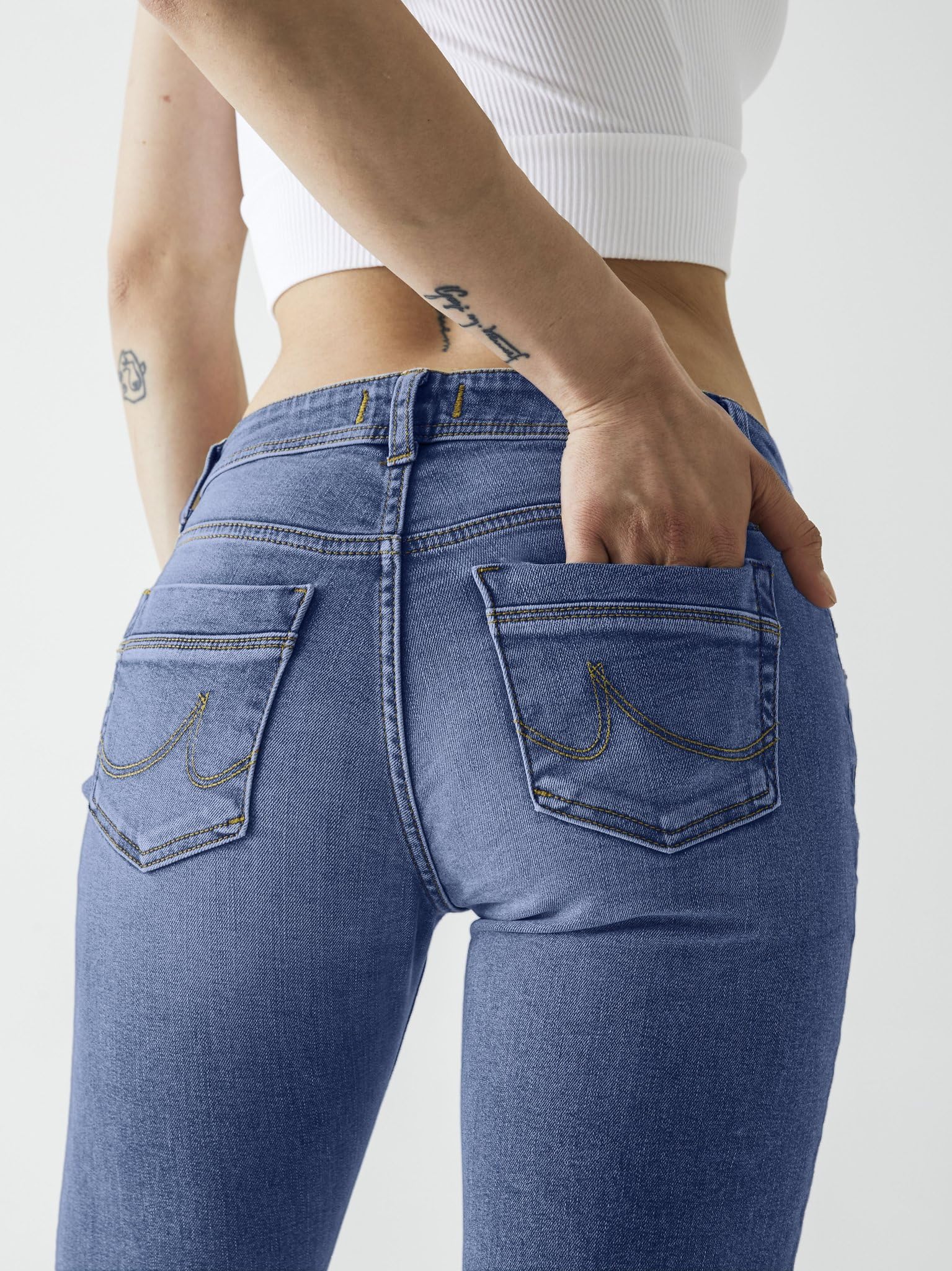 LTB Damen Jeans Vilma Bootcut - Blau - Zayla Wash W26-W34 Baumwolle Stretch