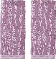 Vista 11 de SKL Home by Saturday Knight Ltd. Toalla de mano lavanda (paquete de 2), blanca, 16 x 25 pulgadas