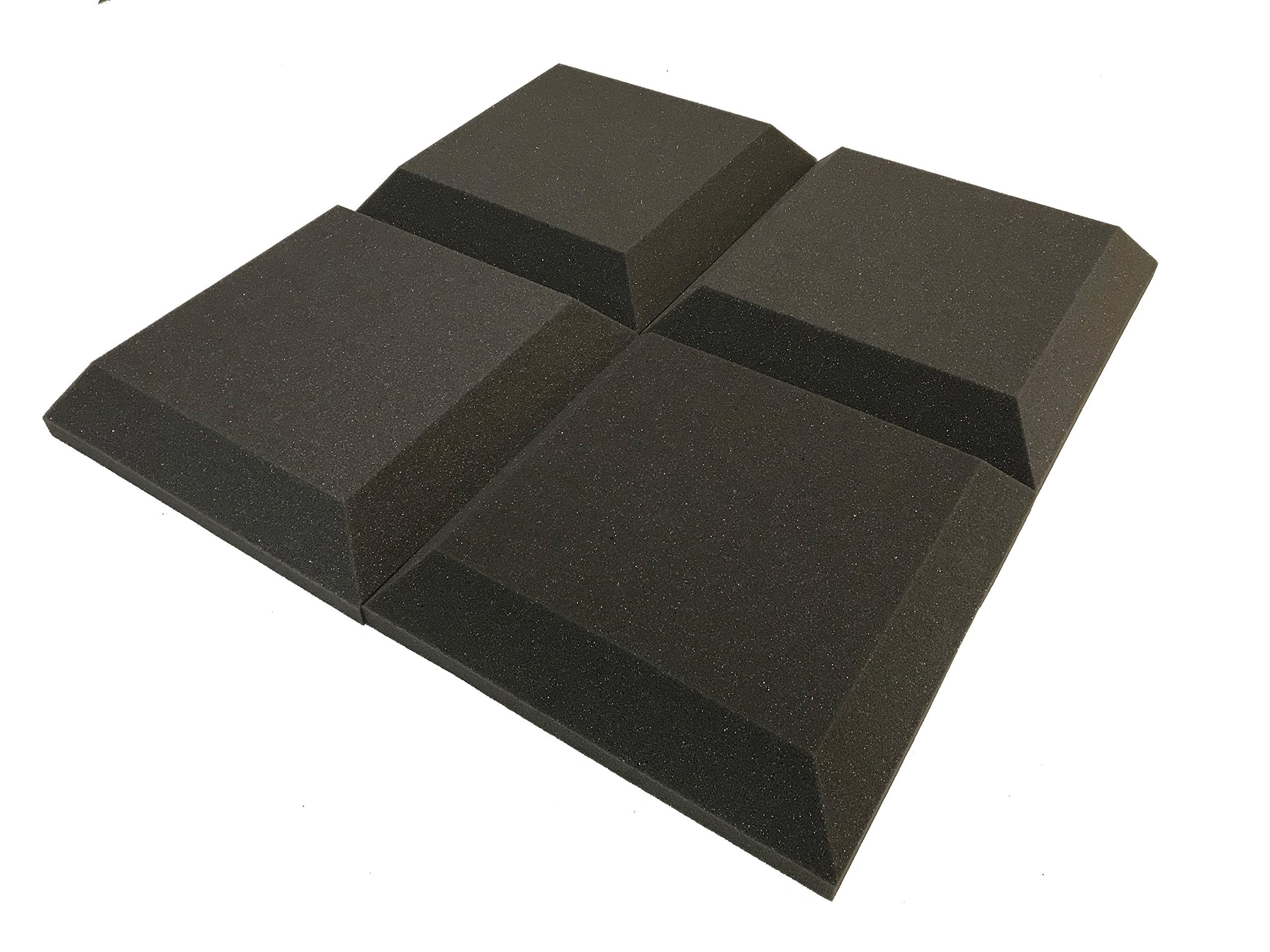Advanced Acoustics Lot de 12 dalles de mousse d’isolation acoustique Tegular, 30,5 cm, NRC 0,95 (1,11 m²)