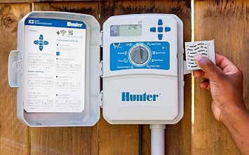 Hunter Hydrawise X2-800 8 Station وحدة تحكم Hydrawise مجمعة مع Wand WiFi Module X2 8 Zone Outdoor or Indoor Smart Internet X2800 مؤقت للري