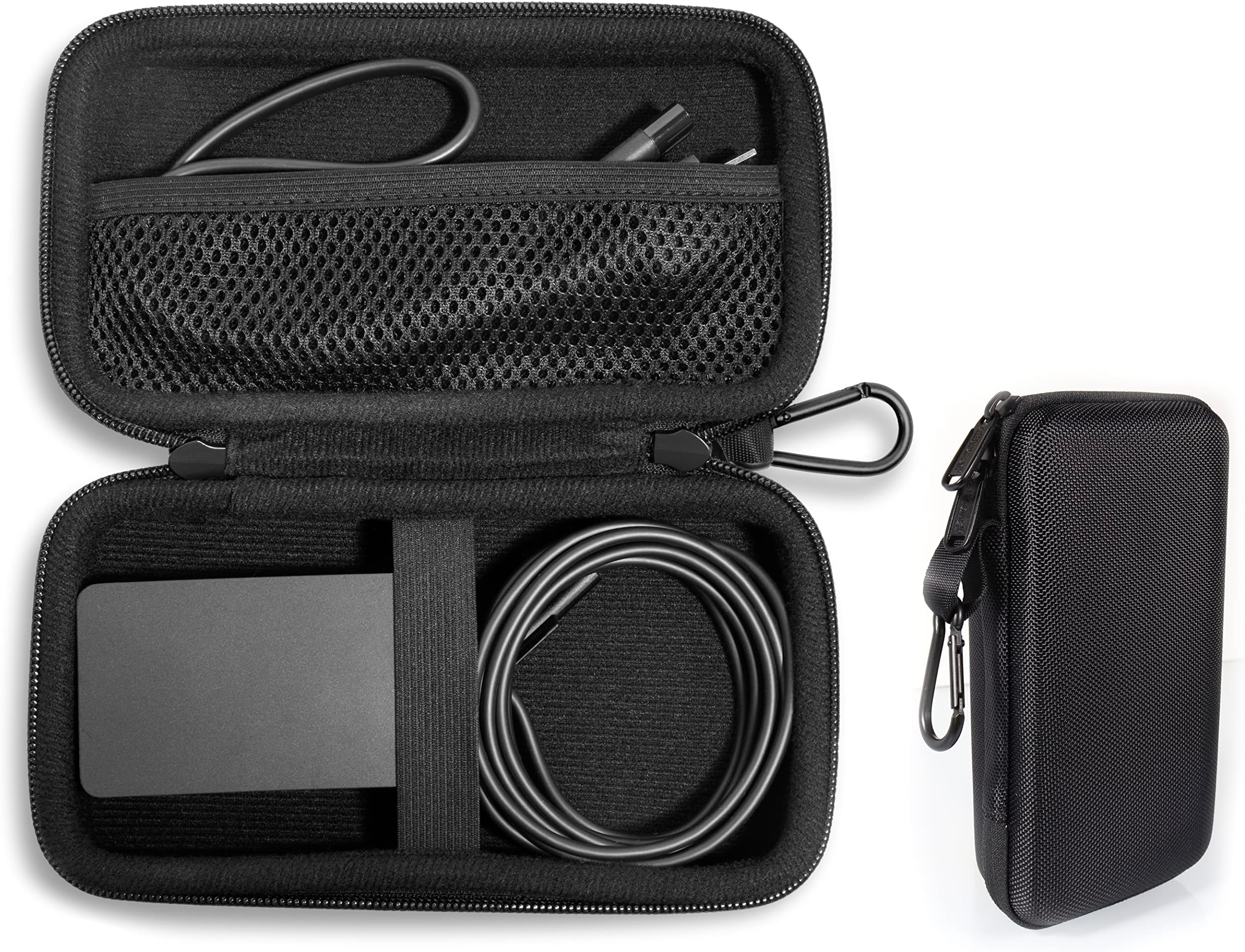 Protective case for Microsoft Surface, Surface pro Power Adapter, Protective and Carrying Solution for The Surface Charger, mesh Accessory Pocket and Elastic Secure Strap