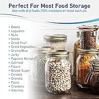 Vista 4 de Absorbedores de oxígeno de 300 cc para bolsas de Mylar o bolsas selladoras al vacío para almacenamiento de alimentos - Cantidad 20