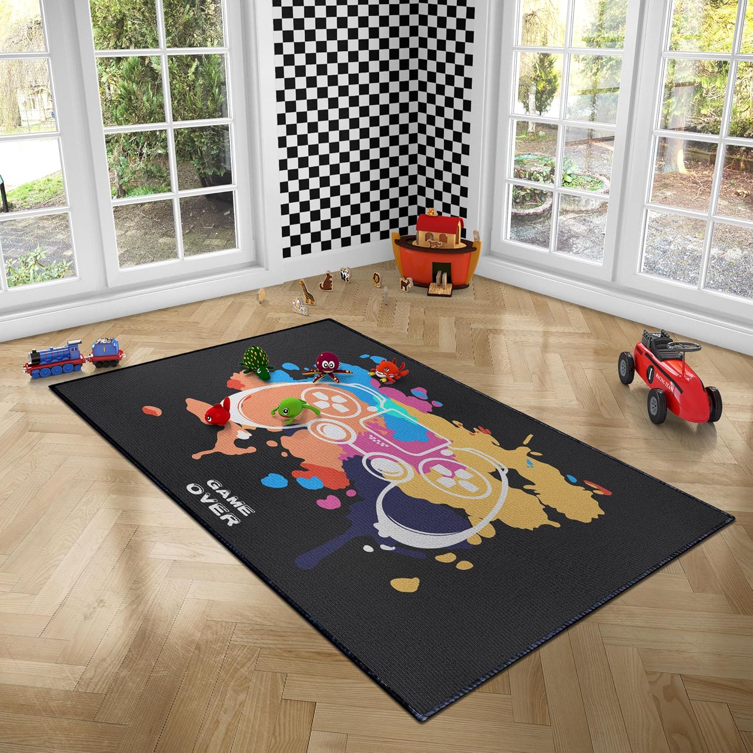 Amazon.com: Reihanosk Gaming Rug Teen Boys Carpet with Game Controller ...