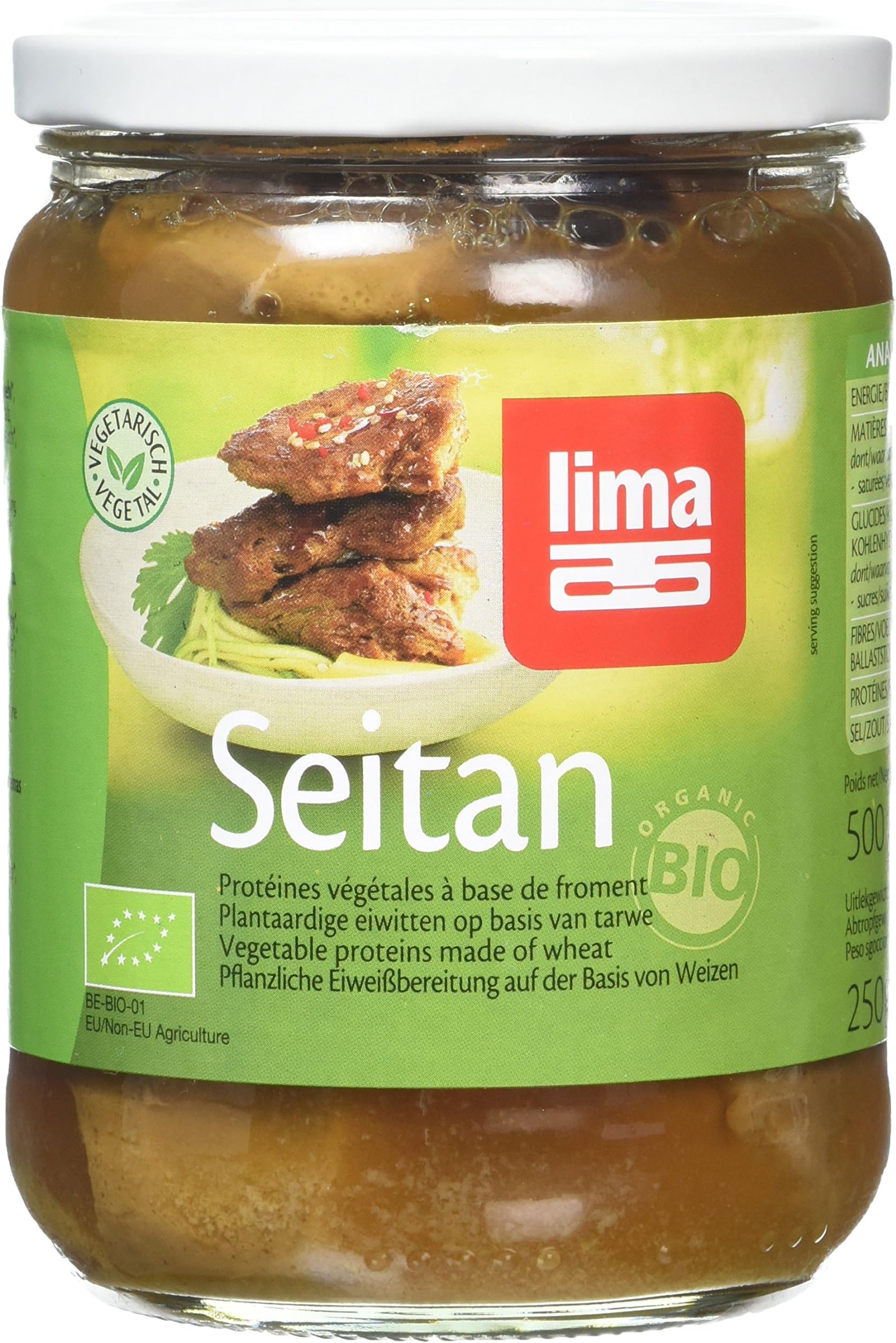 Lima Organic Seitan 250 g (Pack of 2)
