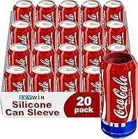 Vista 13 de BeerSkin Skywin - Cubiertas de silicona para latas que parecen refrescos, paquete de 40 unidades de 12 onzas (12.0 fl oz), reutilizables