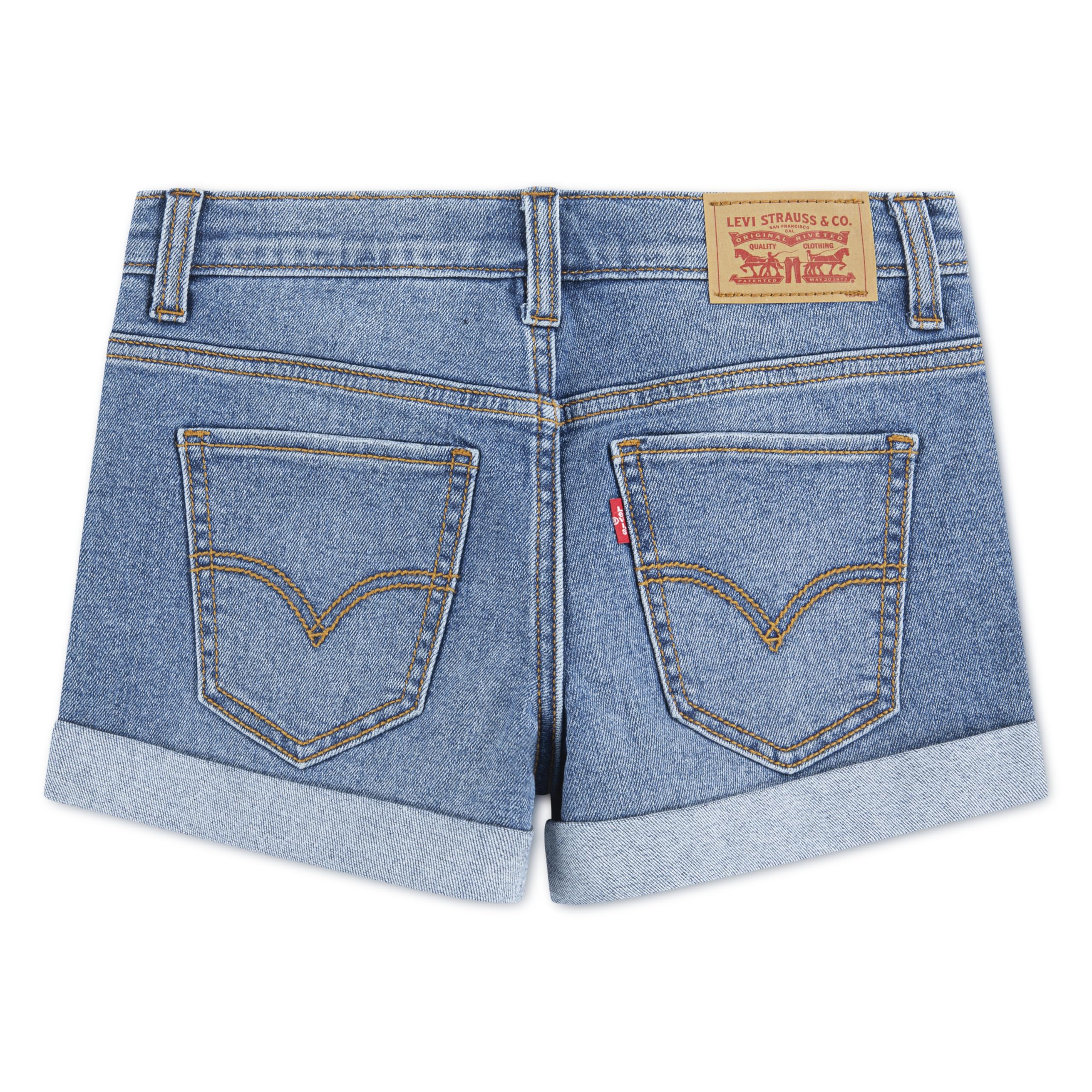 Levi's Mädchen Blau Girlfriend Fit Shorts