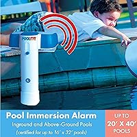 Vista 2 de Alarma de piscina de inmersión PoolEye montable compatible con piscinas enterradas y elevadas, conforme a ASTM, sensor de movimiento de agua