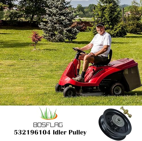 Miniatura 9 de 532196104 Polea tensora Sustituye Husqvarna 532196104 Polea tensora Husqvarna, 532197380 Polea tensora Husqvarna, 196104, 197380 para Husqvarna