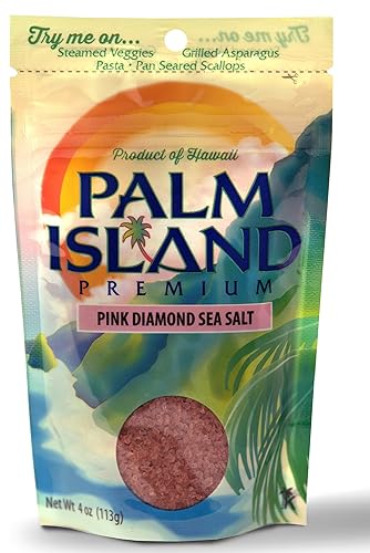 Palm Island Premium Sal marina, diamante rosa, 4 onzas