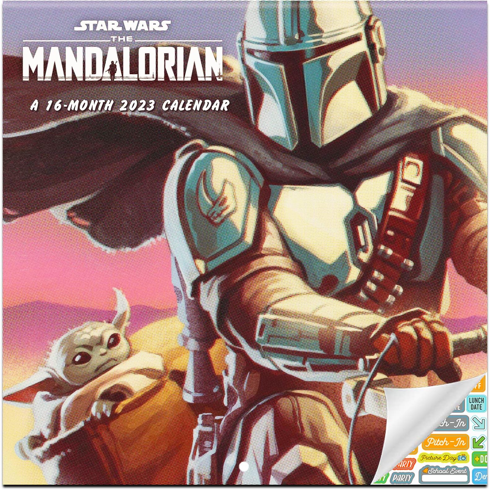 Disney Star Wars The Mandalorian Calendar 2022 - Calendario De Pared - View #5