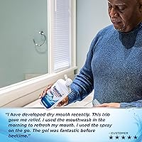 Vista 8 de Biotene - Enjuague oral para el manejo de la boca seca, spray bucal seco y gel hidratante - 1 kit