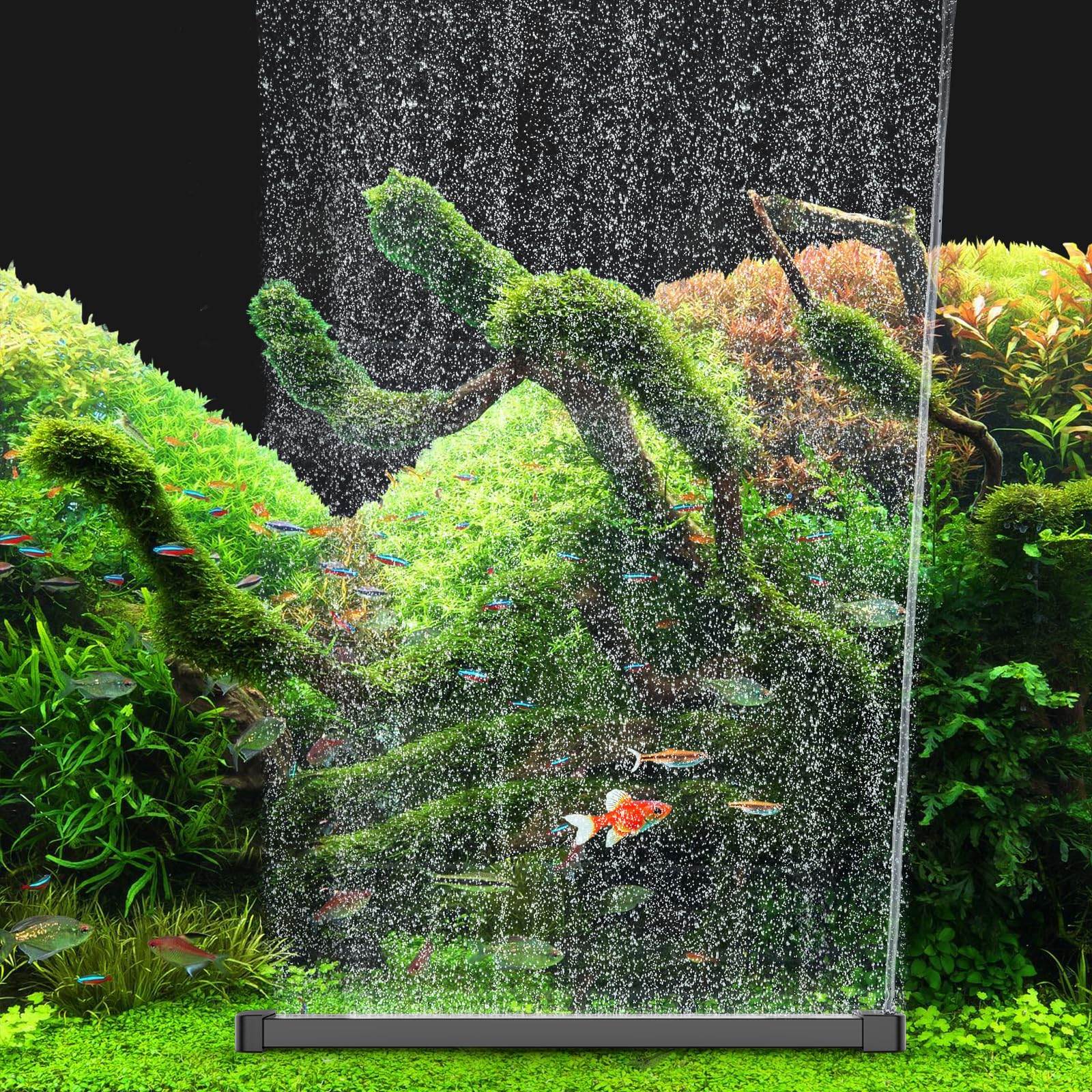 hygger Fish Tank Air Bubbler 40CM, Air Stones for Fish Tanks, Quiet Aquarium Bubble Long Strip, High Dissolved Oxygen Diffuser Bar, Micro Bar Bubbler Airstones for Freshwater Saltwater