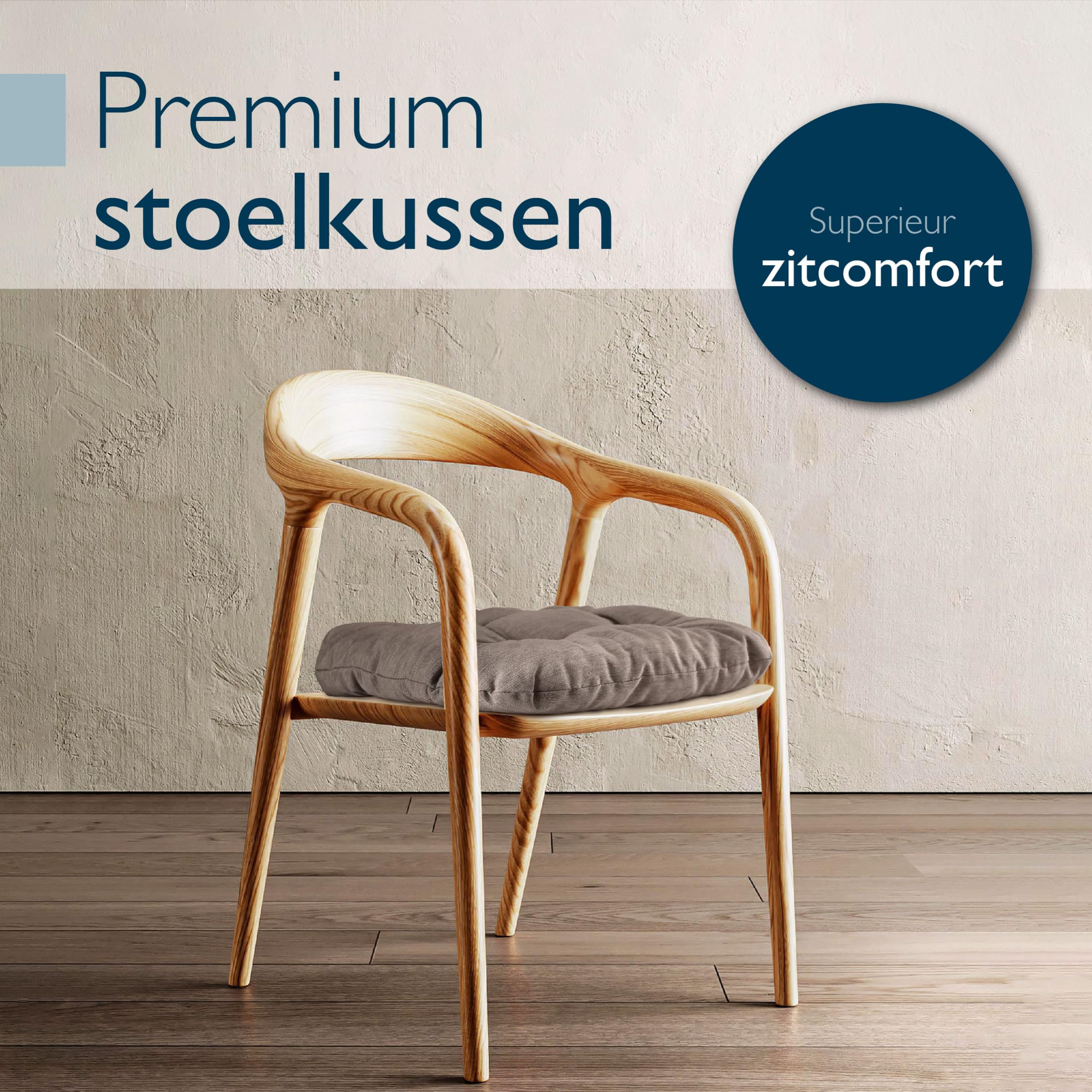 4 Seasons Outdoor Fabrice dining stoel terre incl. 2 kussens met grijs rope en terre aluminium frame