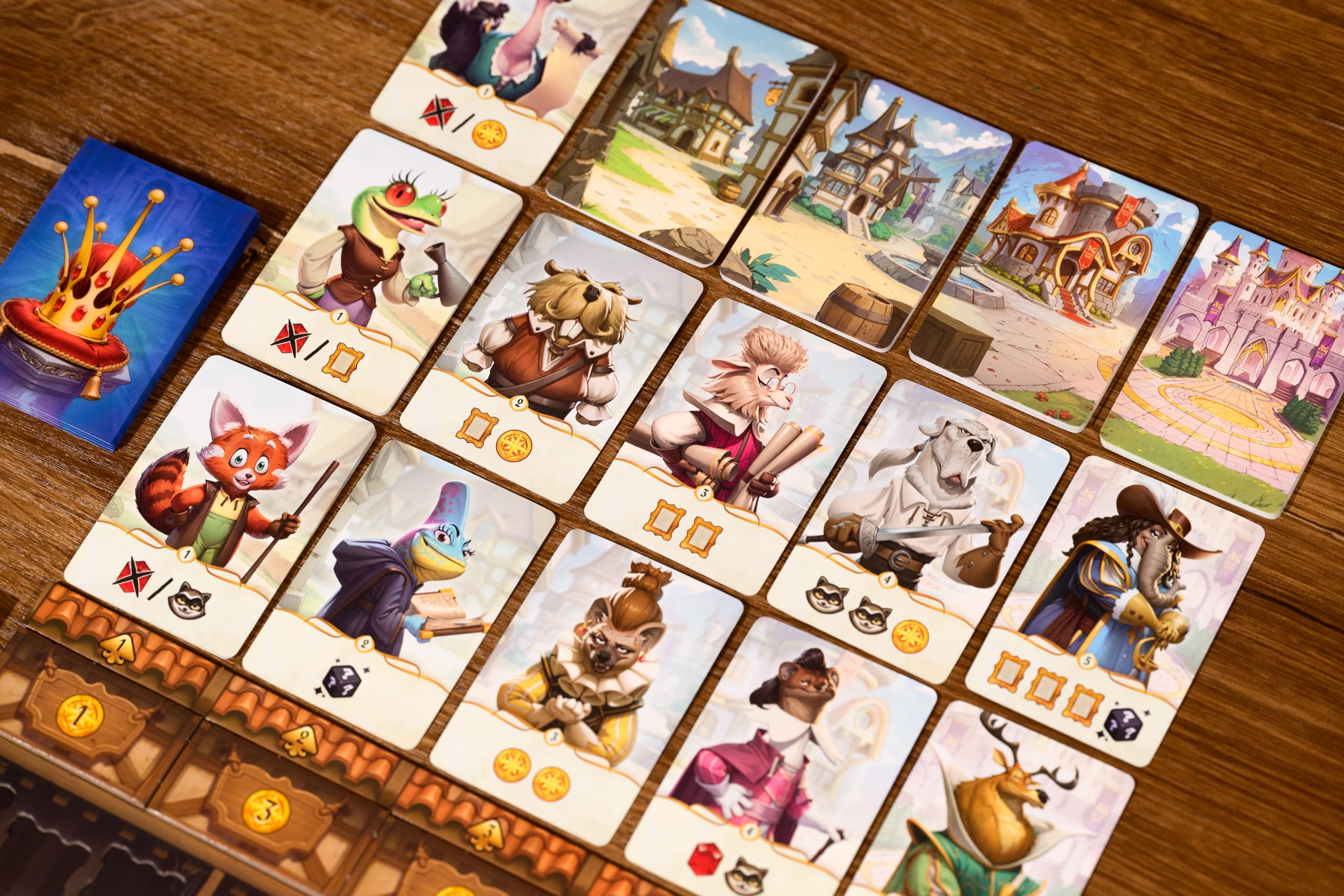 Repos Production, pour la Couronne, Jeu Familial, Jeu de société, 3 à 5 Joueurs, à partir de 8 Ans, 30 Minutes, Allemand