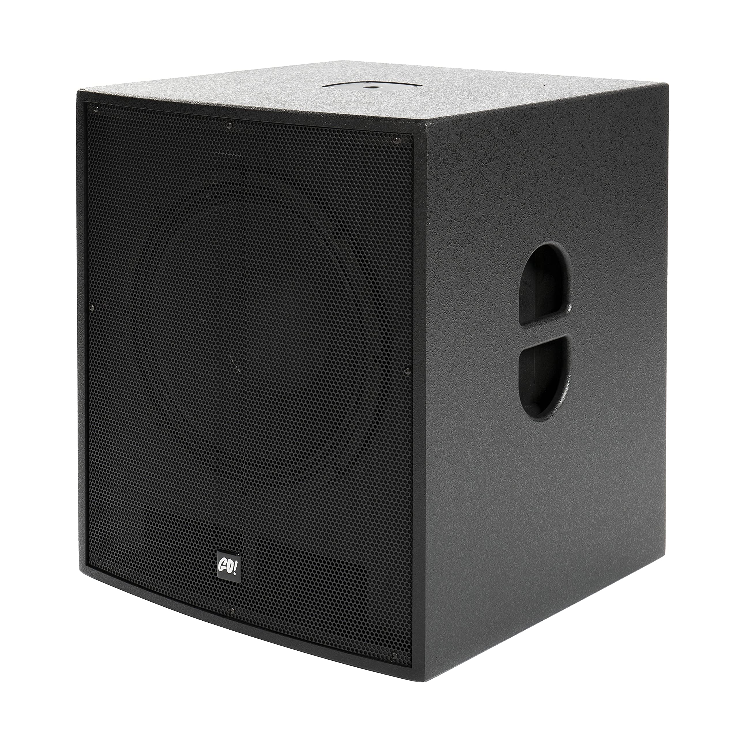 Music Store Go! Sub 15A Aktiver Subwoofer 15 Zoll, 1000 Watt Class D Endstufe, M20 Gewinde, XLR Eingang & Ausgang, 45-250Hz Frequenzgang, Holzgehäuse - Perfekt für Veranstaltungen und Konzerte
