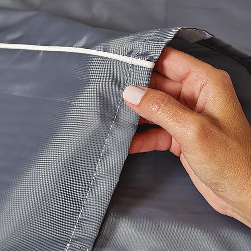 Miniatura 4 de MidWest - Funda para jaula de perro para dar privacidad. Se puede lavar a máquina y secar, Contemporáneo, 30 - pulgadas, Gris Claro