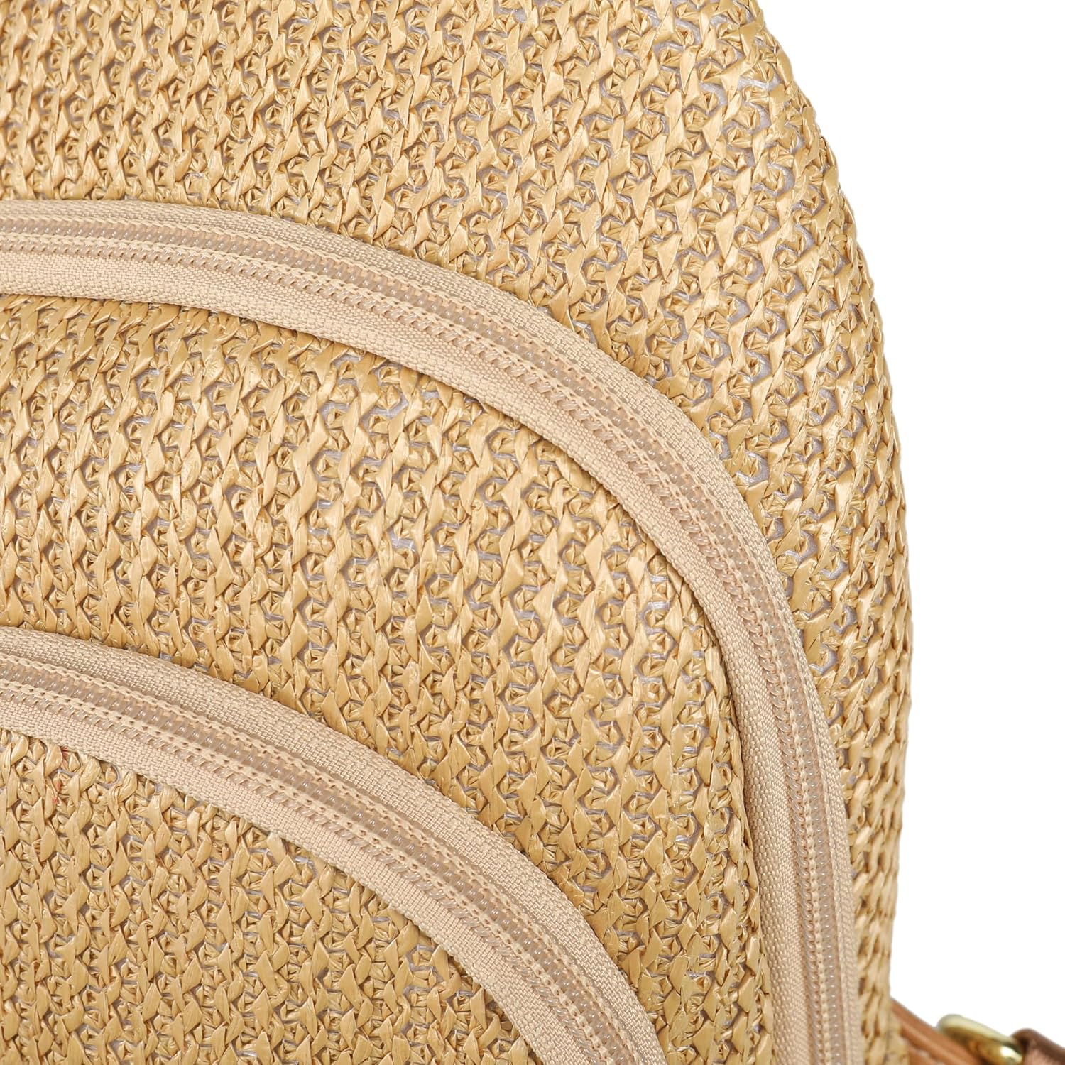 INICAT Small Faux Straw Crossbody Bag for Women, Lightweight Summer Beach Sling Purse for Everyday Errands and Casual Outings - Image 8