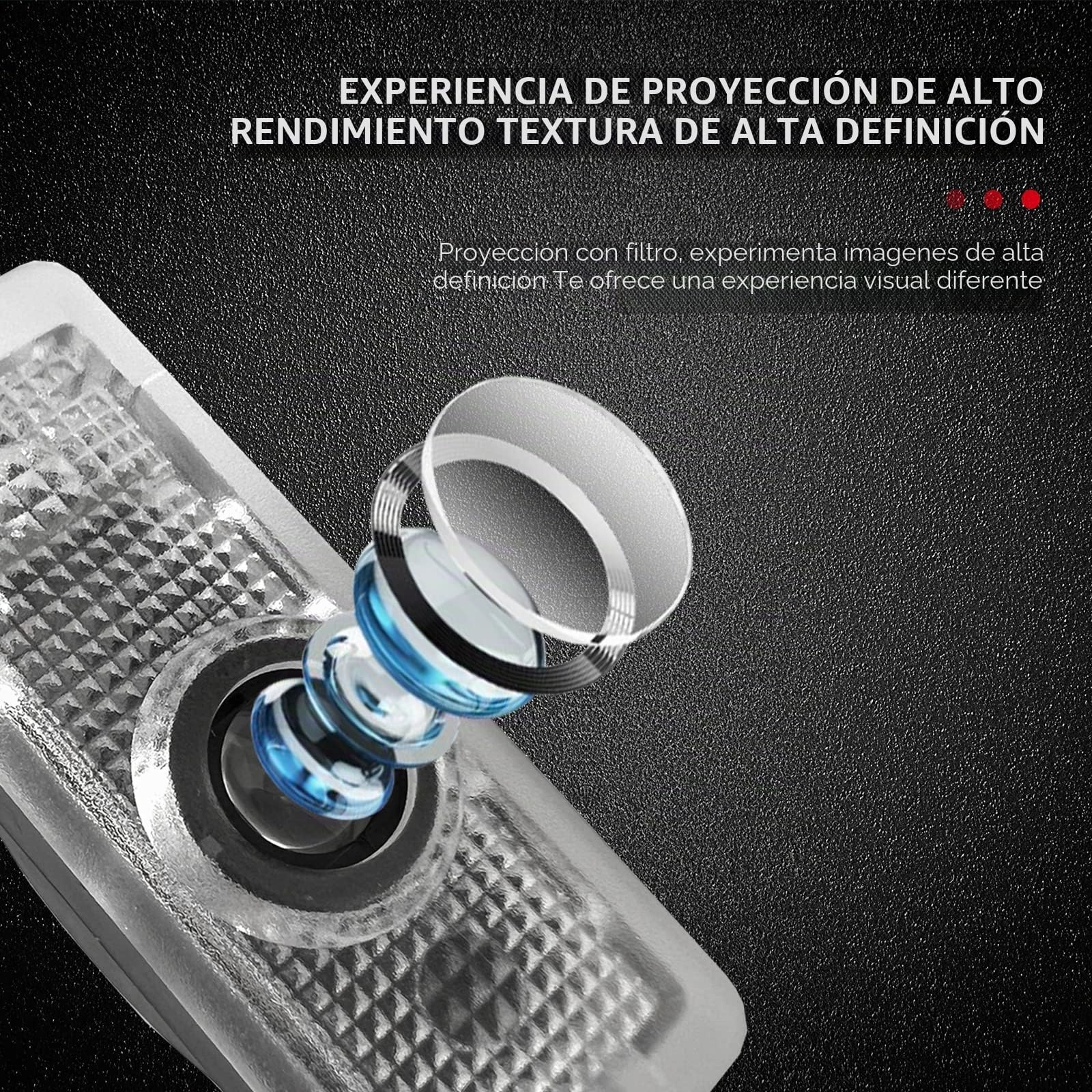 4 unidades de luces para puerta de coche con logotipo AMG para Mercedes CLA C118 X118 CLS C257 Clase E C238 A238 Proyectores de puerta Iluminación de entrada Iluminación para debajo del suelo