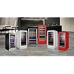 Wine Refrigerators,52-bottle Wine Fridge Cooler Freestanding Wine Refrigerator,(Bordeaux 750ml) Dual Zone Compressor Wine Cellars Chiller - Image 7