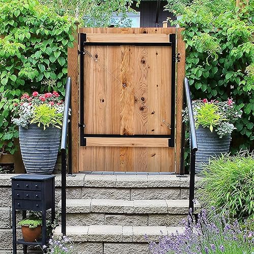 Miniatura 7 de Adjust-A-Gate® AG72LTP-ZR0110 Medium - Kit de puerta de estructura completa resistente a la corrosión de acero, anti caída, de marco completo – Para