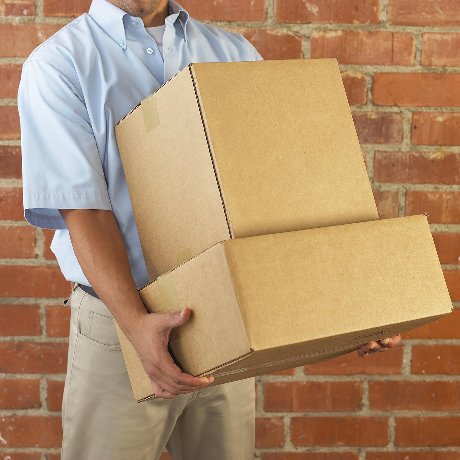 Partners Brand 18x6x45 Corrugated Cardboard Boxes, 18"L x 6"W x 45"H, Pack of 5 | Shipping, Packaging, Moving, Storage Box for Business, Strong Wholesale Bulk Boxes 18x6x45