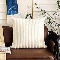 Vista 79 de UGASA - Fundas de almohada decorativas de terciopelo suave y sólidas de Navidad para sala de estar/sofá, 16 x 16 pulgadas, 2 unidades, color burdeos