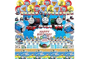 174Pcs Thomas and Friends Birthday Decorations