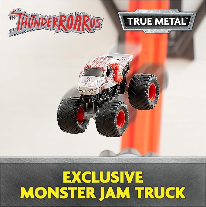 Monster Jam ThunderROARus Drop Playset 1:64, Luces y Sonidos miniatura 4
