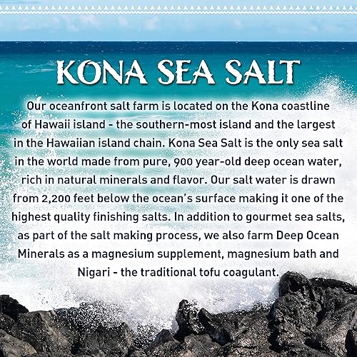Miniatura 3 de Kona Sea Salt Pure Hawaii Deep Ocean - Spray de magnesio 100% puro y natural, botella de 4 onzas, cloruro de magnesio puro, fabricado en Hawái