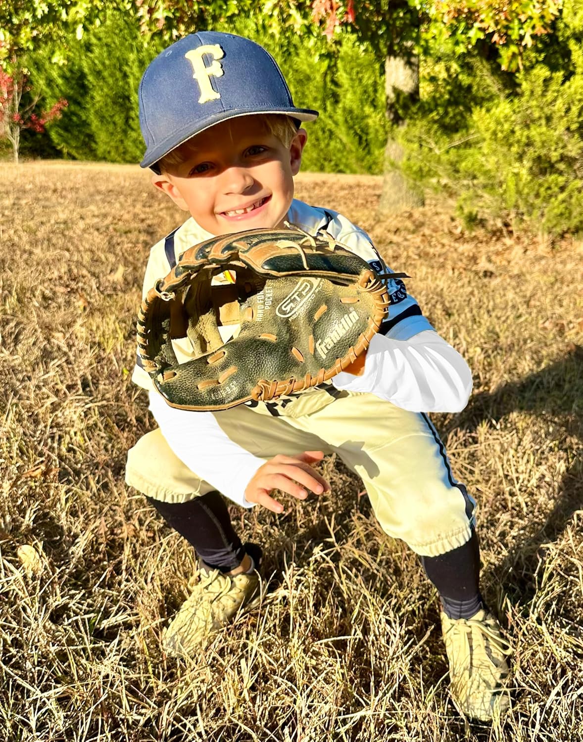 G Gradual Boys Youth Compression Shirt Long Sleeve Football Baseball Undershirt Quick Dry Sports Base Layer for Boy - Image 3