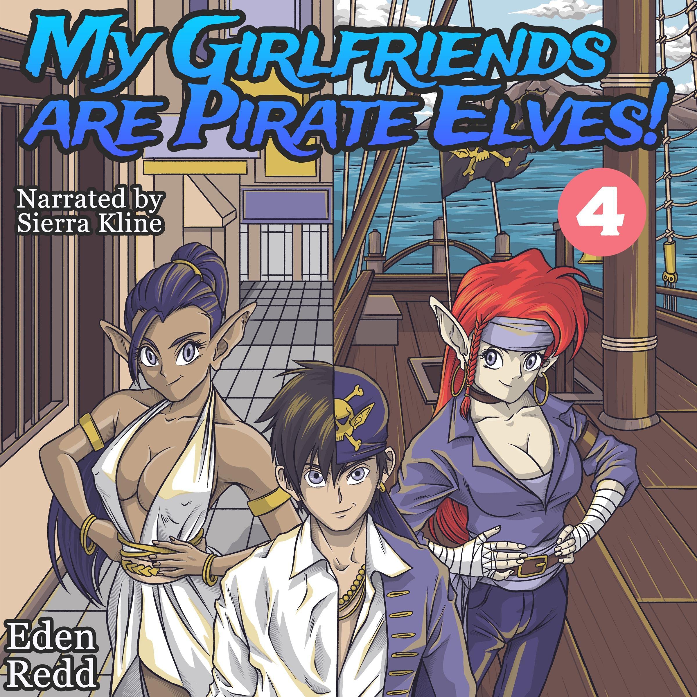 Cover art for My Girlfriends Are Pirate Elves!, Book 4