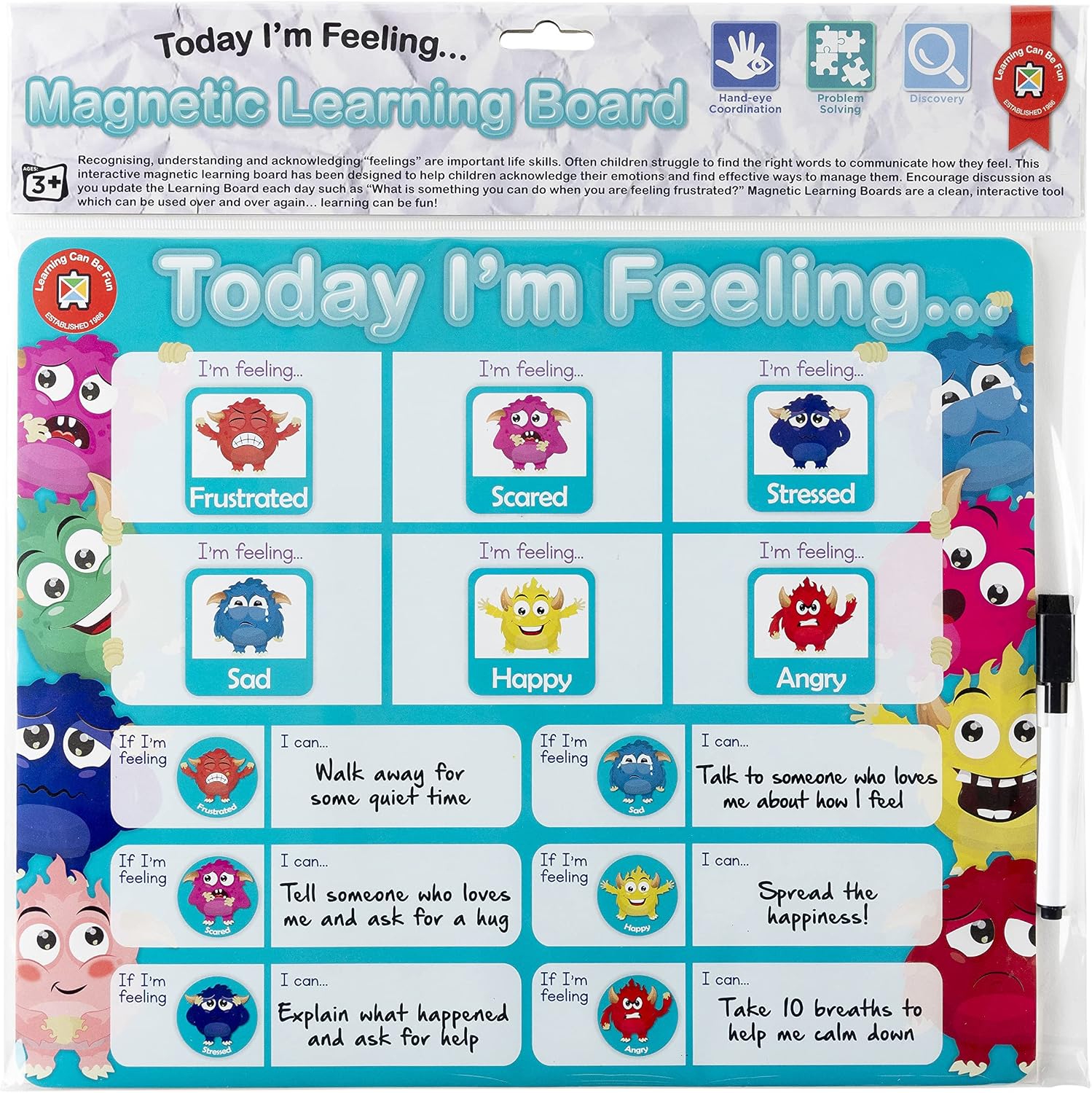Learning Can Be Fun Magnetic Emotions Learning Board