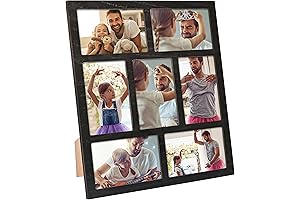 Elegant Multi-Picture Frame Collage for 4x6 Photos: A Memorable Wall Decor