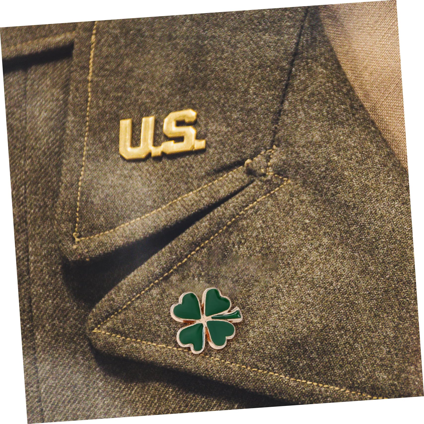 Vintage Kleeblatt Brosche Satz Emaille Anstecknadeln mit Vierblättrigem Kleeblatt Motiv Robuste Verarbeitung Grüne Party Accessoires für Damen zum St Patrick’s Day