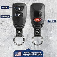 Vista 5 de KeylessOption Llavero remoto sin llave del coche de la alarma de la entrada para Hyundai Tucson OSLOKA-320T