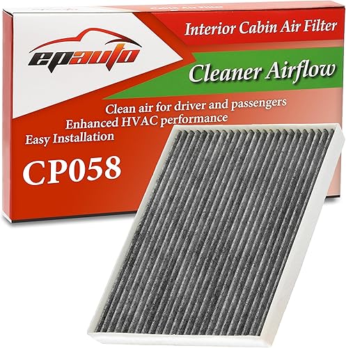 EPAuto CP058 (CF12058) Filtro de aire de cabina, repuesto para Hyundai Accent (2018-2022), Elantra (2017-2020), Elantra GT (2018-2020), Kia Forte