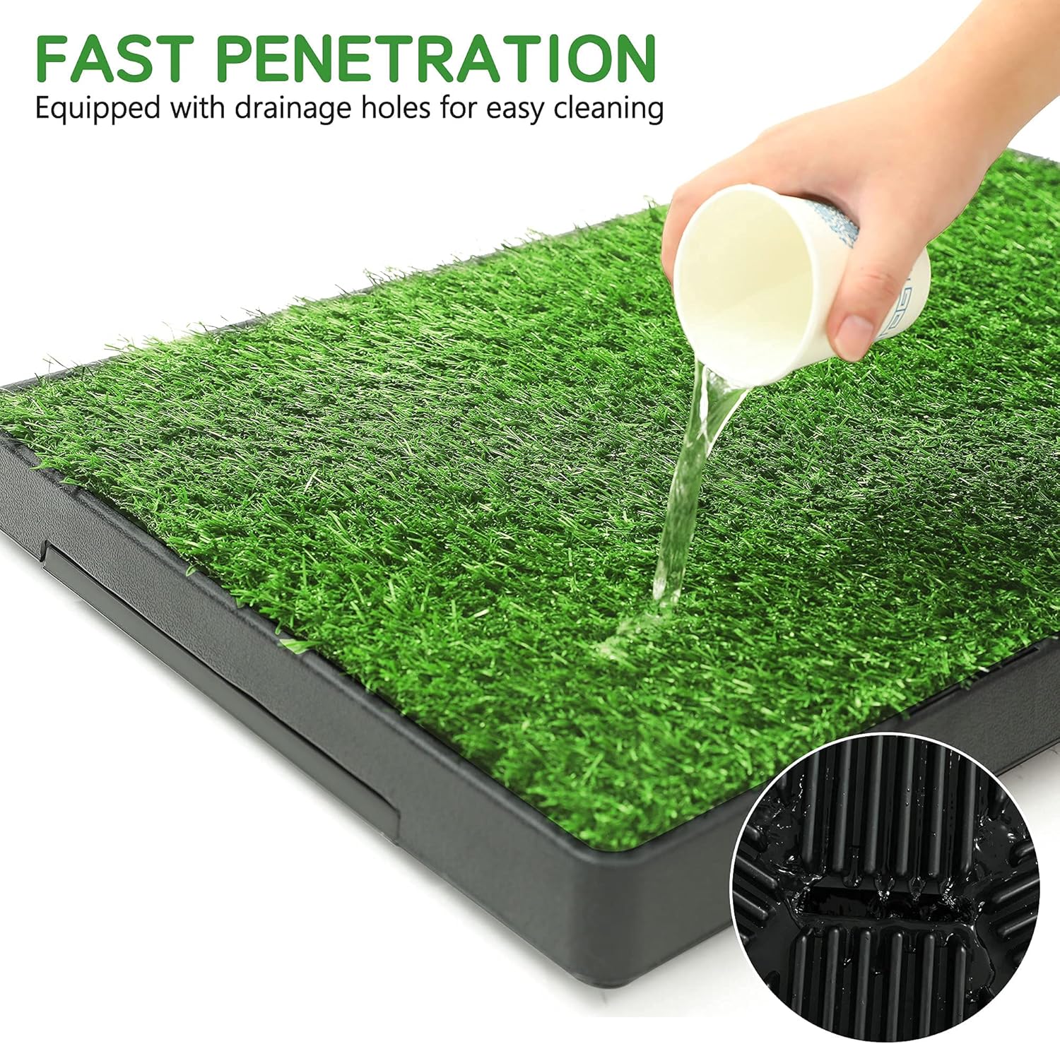 fake grass pad
