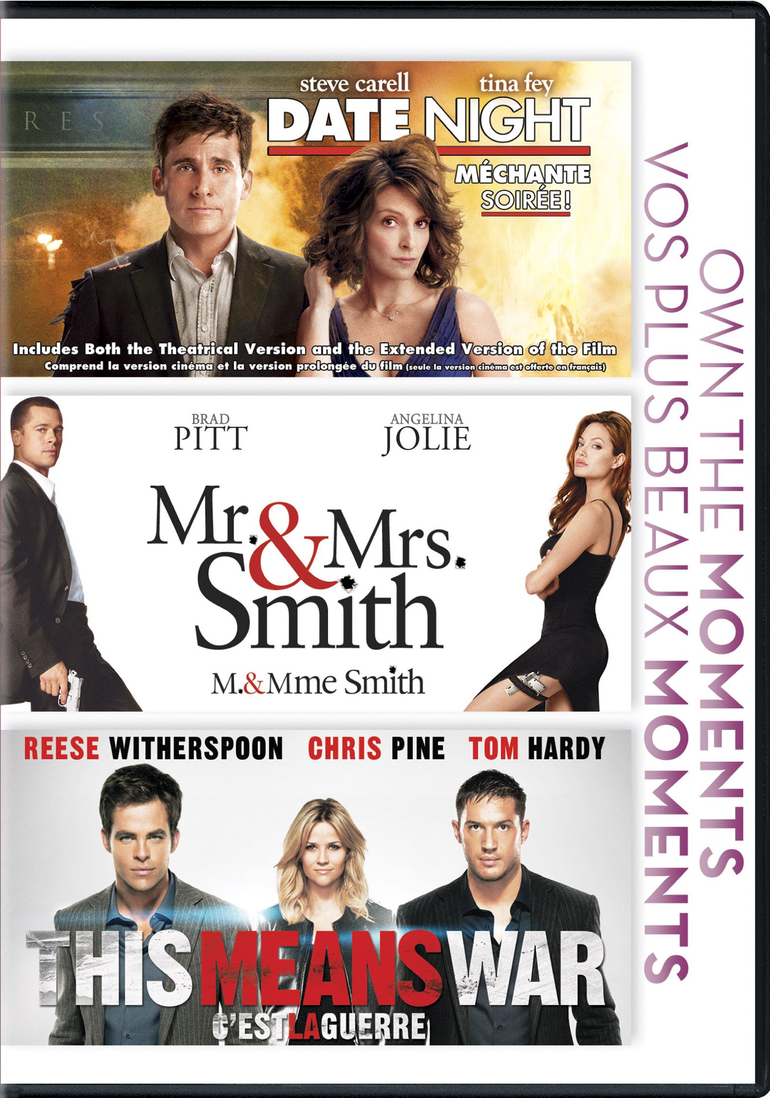 DATE NIGHT/MR & MRS SMITH/THIS MEANS WAR [DVD]
