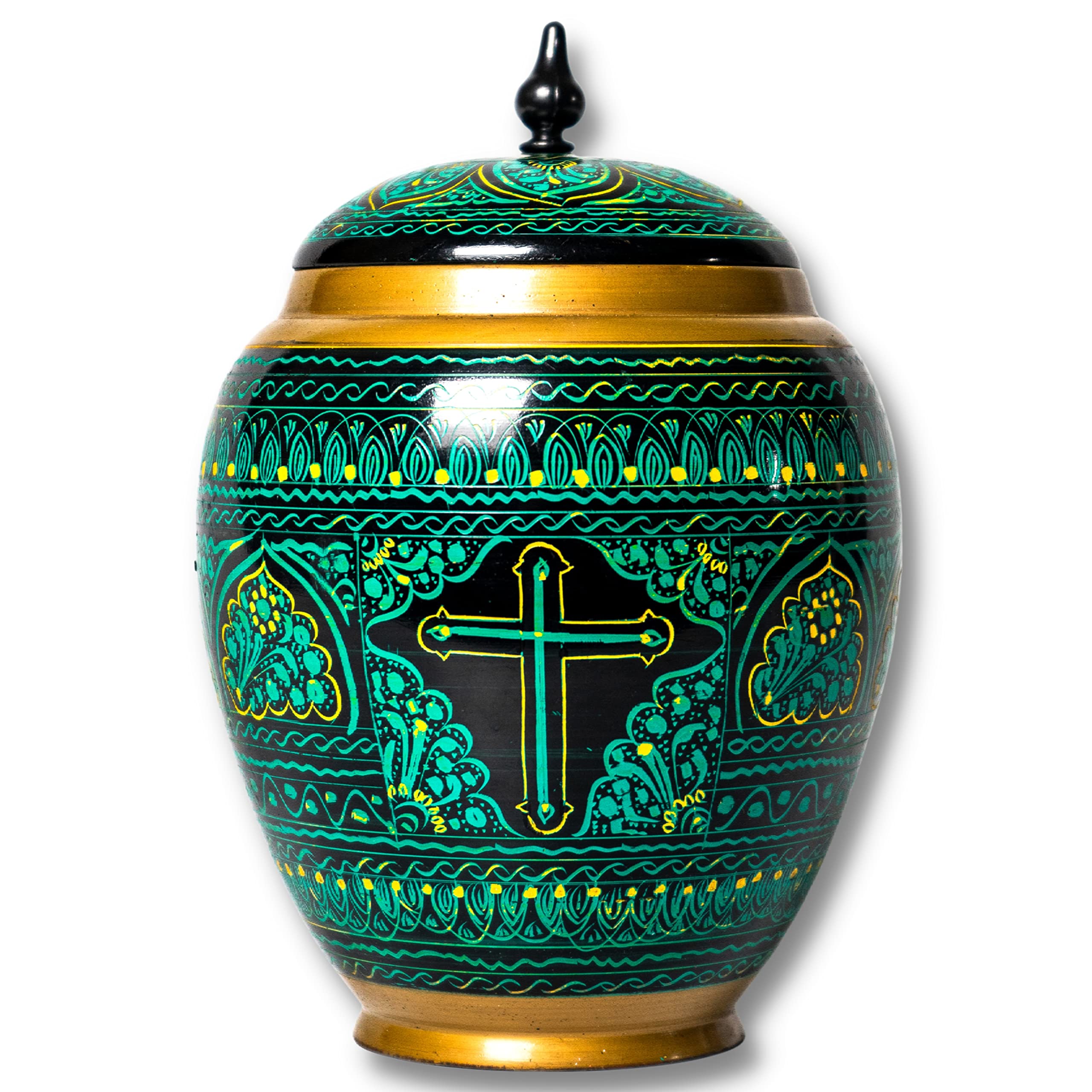 ZEDANU Wooden Jar With Lid, Decorative Jar, Handmade Wooden jar, decorative jar for home decor, Beautiful Centerpiece for home decor