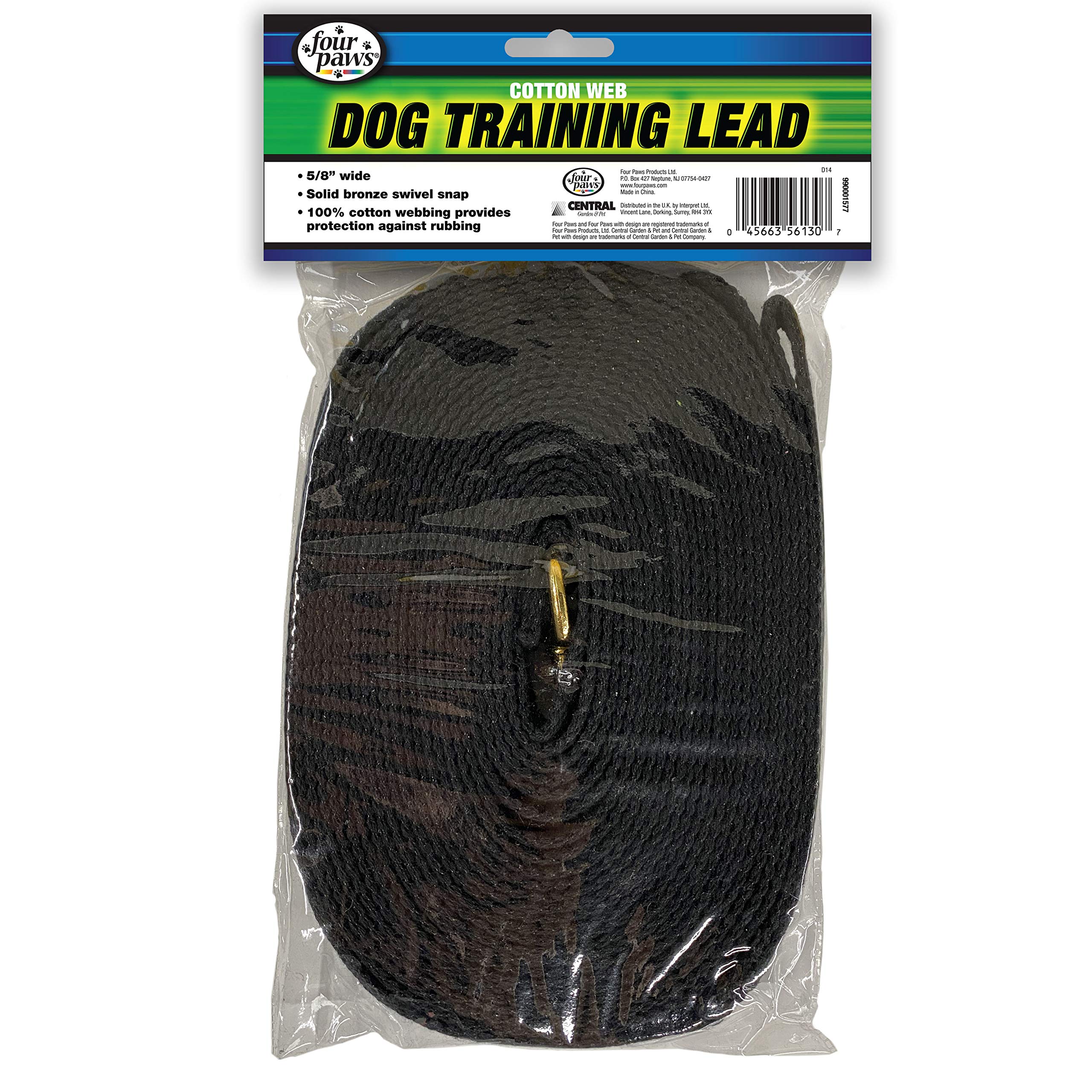 Amazon.com : Four Paws 30-Foot Heavy-Duty Cotton Web Dog Leash for