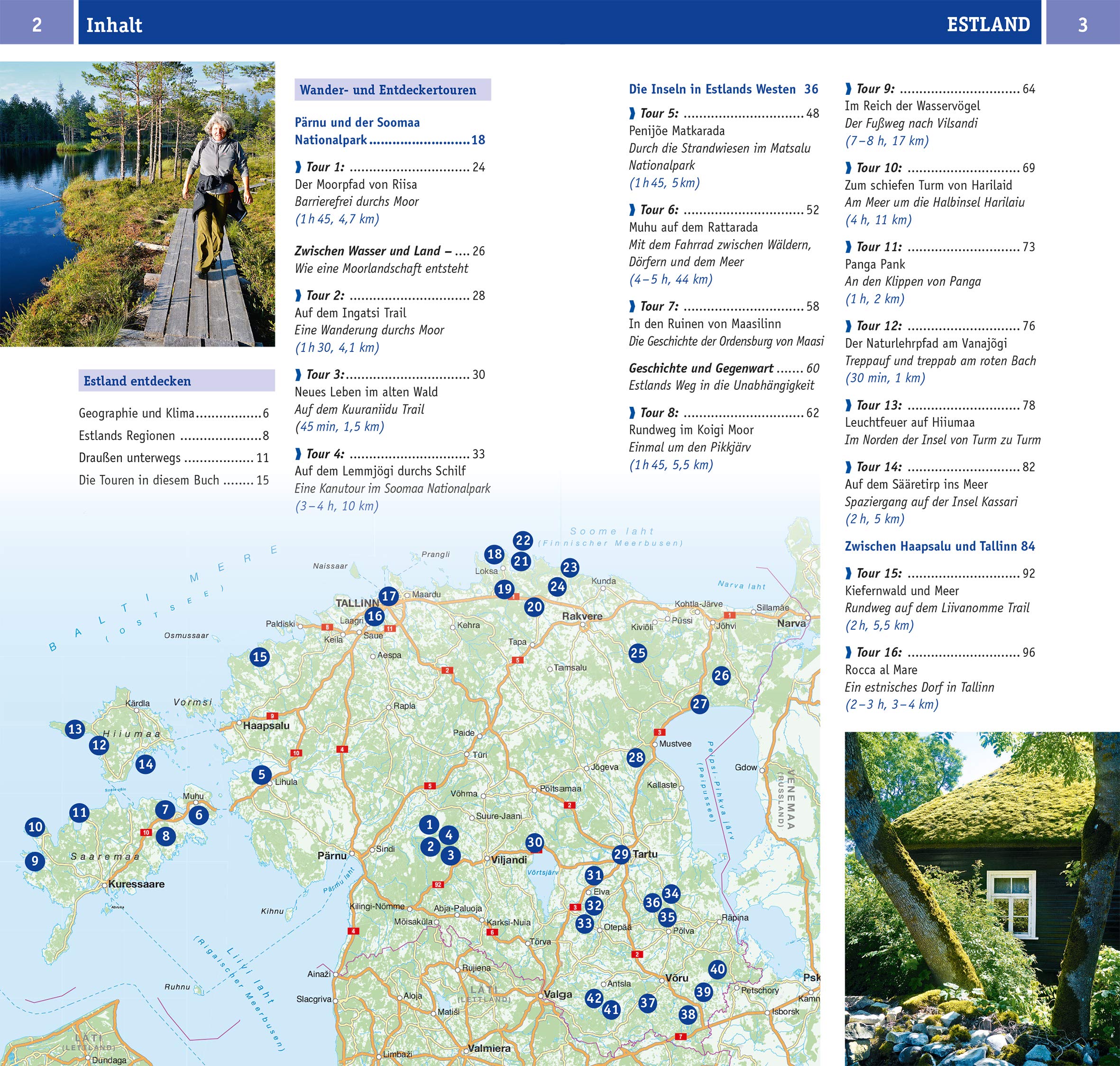 Estland: 40 Wander- und Entdeckertouren zwischen Moor, Meer, Wald und Seen (Naturzeit aktiv)