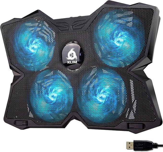 KLIM Wind Laptop Cooling Pad The Most Powerful Rapid Action Cooling